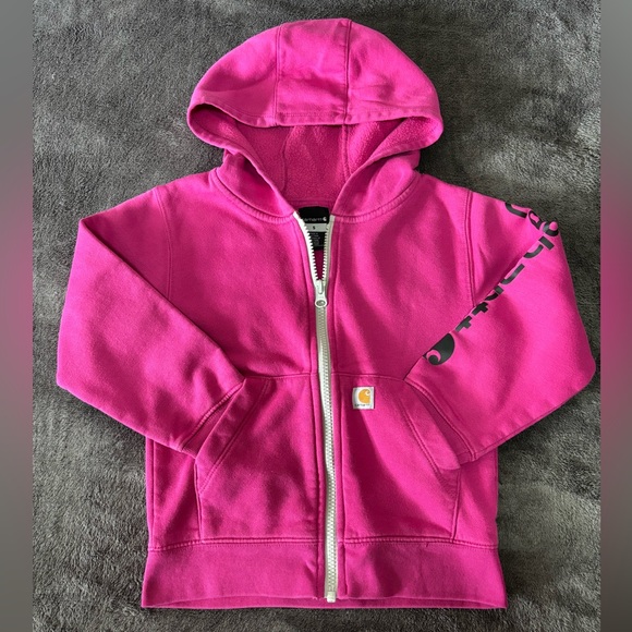Carhartt Other - Carhartt Kids Fuchsia Zip-Up Hoodie